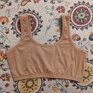 ARQ full coverage bra, XL, camel